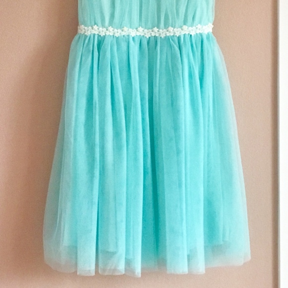 Sea foam Royal Princess Girl Dress - Picture 7 of 7